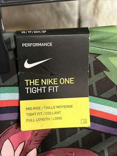 XS Nike DRY Stretch Pants Women’s Tight Fit Floral Flowers Tropical Athletic CA - Picture 3 of 9