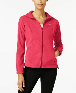 women's columbia three lakes hooded long fleece jacket