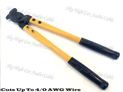 Sky High Car Audio 2/0 Cable Cutter For Aluminum Copper Wire 14'' Up To 4/0 AWG