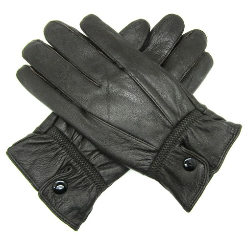 Nuevos guantes de cuero real súper suaves totalmente forrados varios colores invierno para dama - Imagen 107 de 173