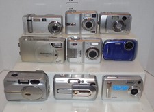 Digital Camera Lot of 9 Tested Do Not Work for Parts or repair Fujifilm Kodak