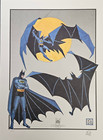 DC: Tribute To Batman Paper Giclee Signed and Remarked by Bob Kane- 11/50
