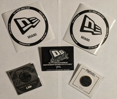 Rare Exclusive New Era Pin And Sticker Lot 2 Ebay