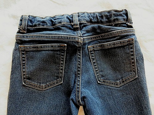 Crazy 8 Girls Jeans & Top Set Skinny Adj Waist Jeans Long Sleeve Tee 8 #8589 - Picture 6 of 6