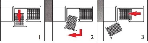 Magic Corner Vauth Sagel Pull & Swing Out Unit Soft Close For 900 1000mm Unit LD - Picture 5 of 5