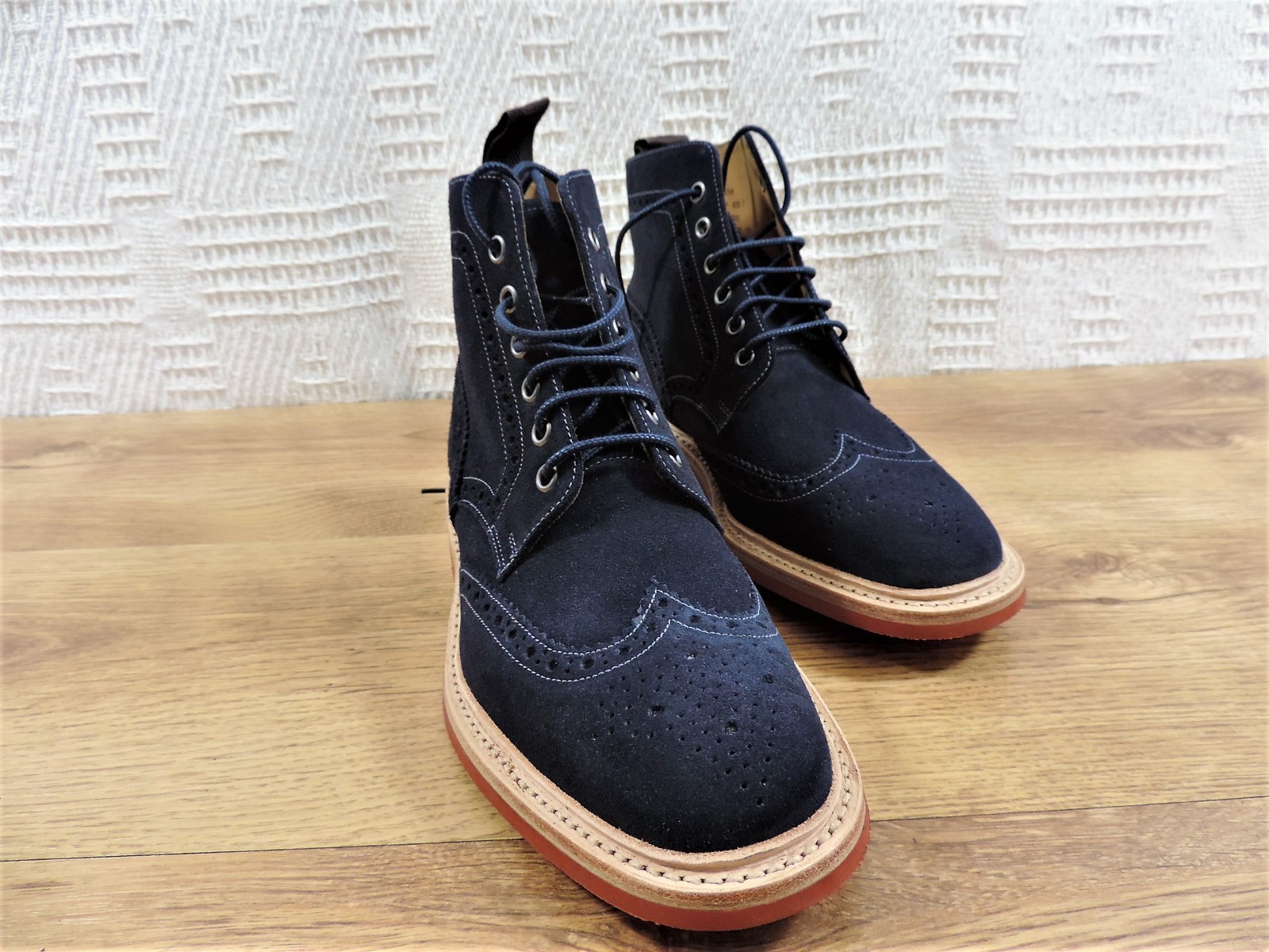 Neu Loake 1880 1880 1880 Wildleder Stiefel UK 7 Uns 8 Gr. 41 F Marine Top der Reihe 3731ee Neu Loake 1880 1880 1880 Wildleder Stiefel UK 7 Uns 8 Gr. 41 F Marine Top der Reihe 3731ee