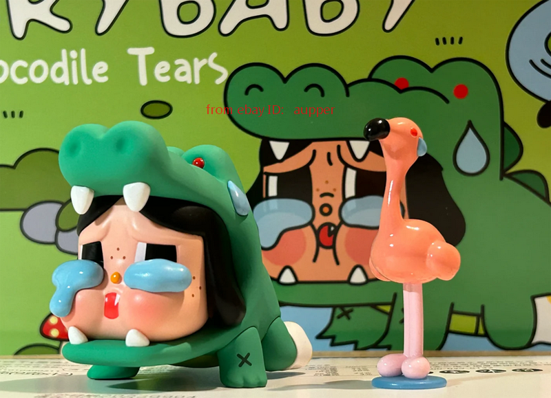 Popmart Cry Baby Crocodile Tears Pendant Limited Action