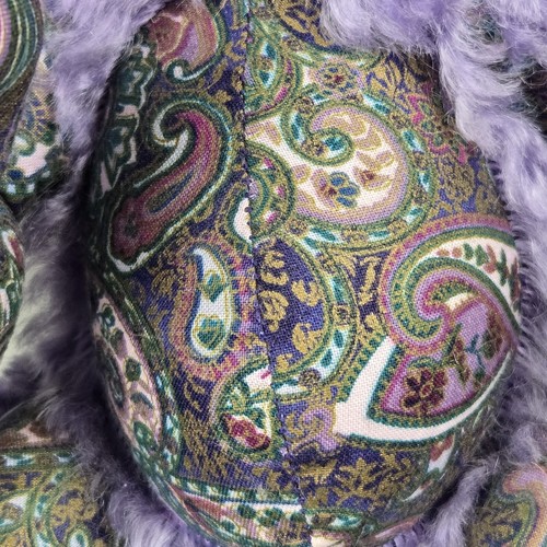 Vintage Robert Raikes Paisley 18" Bunny Rabbit Limited Edition 53/500 Purple - Bild 4 von 12