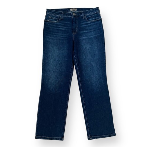 Kut From The Kloth Reese Fab Ab Ankle Straight Leg Jeans Size 10 Dark Wash - Picture 2 of 9