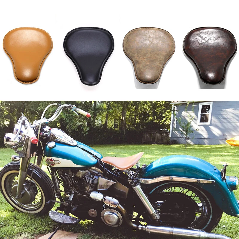 Senkauto motorcycle spring solo bobber seat sale for harley sportster softail honda chopper yamaha