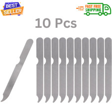 10 PCS Stainless Steel Double-Sided Metal Nail Files for Fingernails  Toenails