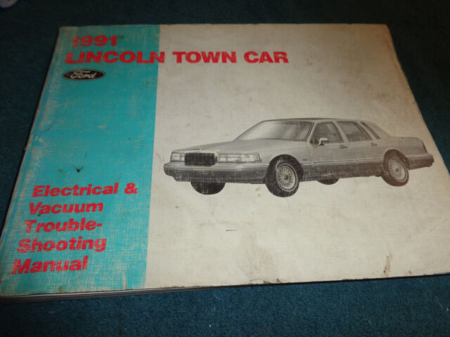 1991 Lincoln Town Car Wiring Vacuum Diagram Shop Manual