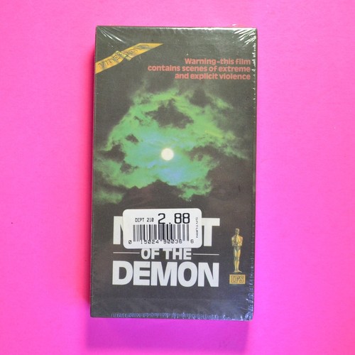 Sealed New VHS "Night of the Demon" Vintage Original Horror Iver VideoGold Rare - Picture 1 of 5