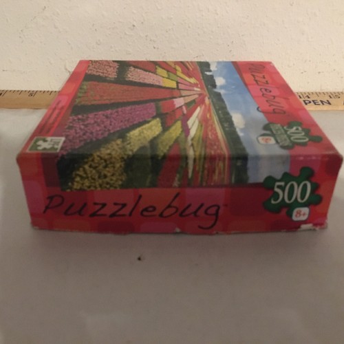 PuzzleBug 500 Pieces “Field of Tulips” The Netherlands - Picture 3 of 5