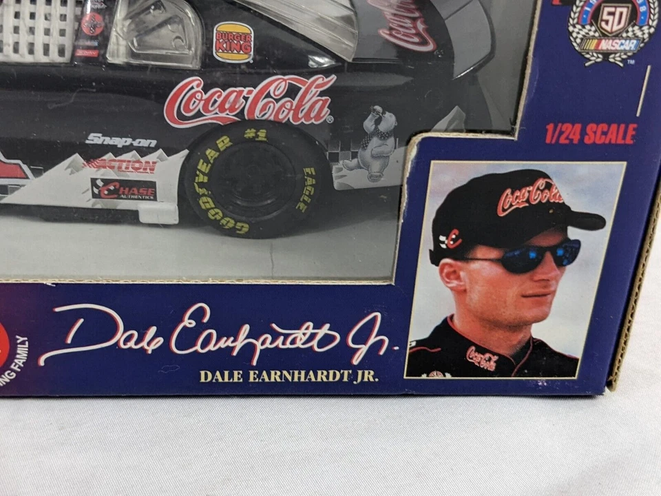 Winner's Circle Coca-Cola Dale Earnhardt Jr 1/24 Scale Diecast 50th Anniversary - Image 2 of 4