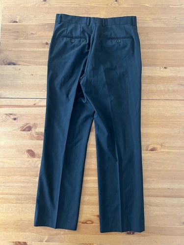 John Varvatos Mercer Wool Black Pinstripe Suit 40R - Picture 8 of 14