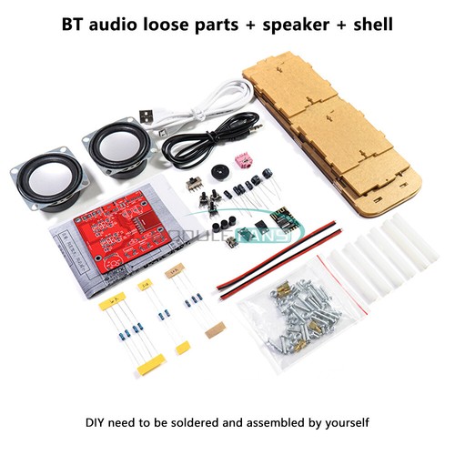 DIY Bluetooth Speaker Kit Stereo Amplifier Sound Circuit Board Component Welding - Picture 3 of 14