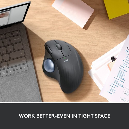 Brand New Logitech Ergo M575 Wireless Trackball Mouse (White) - 910-005868 - Picture 9 of 14