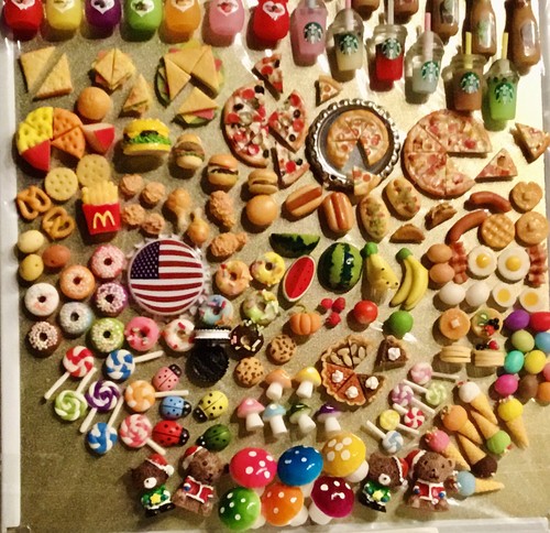 Lote de imanes de nevera mini comida bebida café refresco pizza perrito caliente 3D 👻🧲 8 piezas tú eliges - Imagen 3 de 12