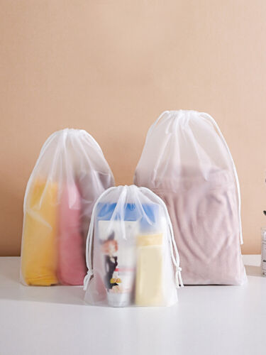 Drawstring Storage Bag Organization Pouch Shoes Travel Clothes Waterproof Bag - Picture 11 of 14