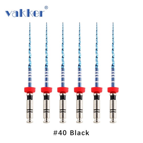 Paquete de 6 limas de motor rotativas dentales Vakker NITI limas cónicas azules surtidas 21/25 mm - Imagen 44 de 46