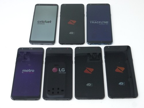Lot of 7 Large LG Smartphones - For Parts - Stylo 5 / Stylo 4 / Q Stylo Plus - Picture 3 of 20
