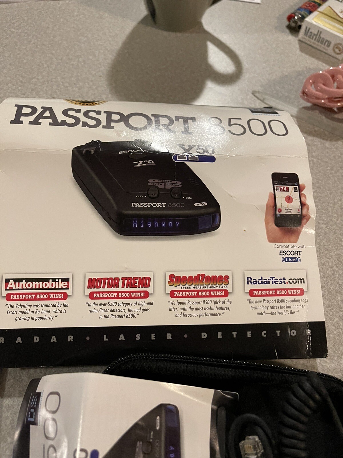 Escort Passport 8500 X50 Radar Detector 377950850345 eBay