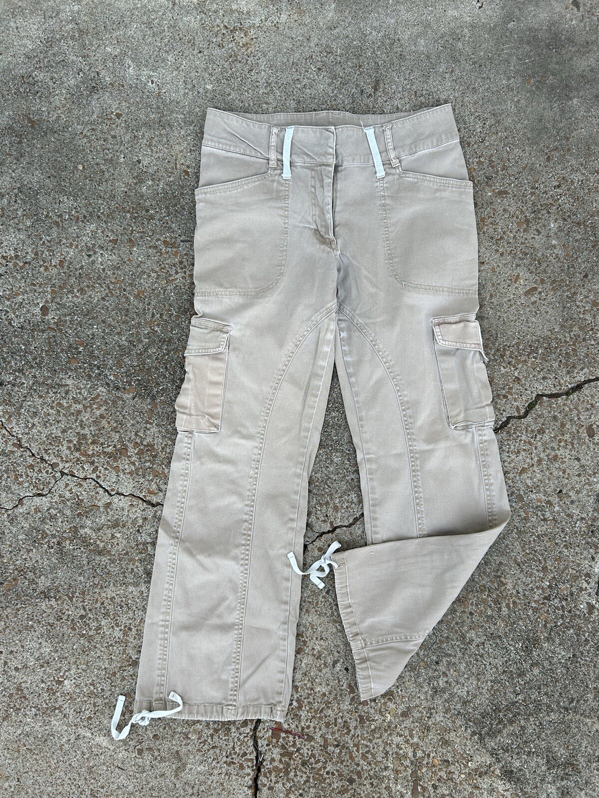 Y2K Cargo Pants Women’s 8 Khaki Causal The Blues-image