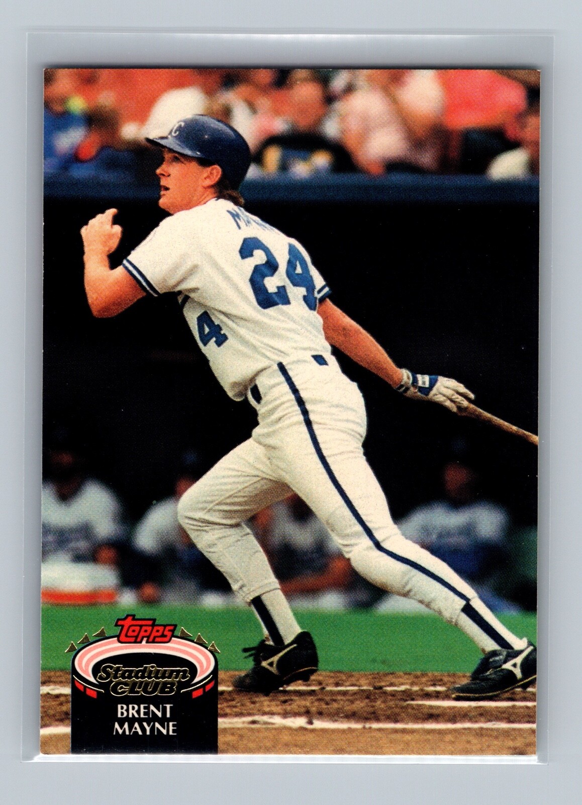 Brent Mayne Kansas City Royals #229 Topps Stadium Club 1992 Baseball Card