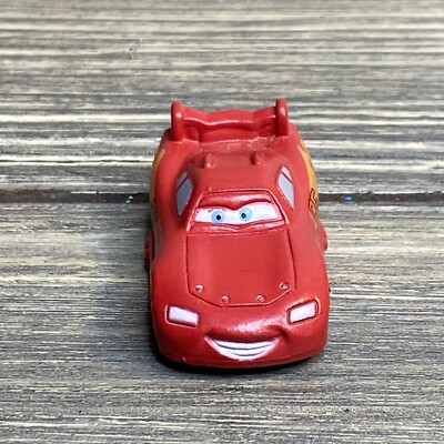 Disney Pixar Cars Plastic Miniature Lightening McQueen Red