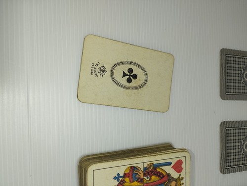 Dal Negro Carte Da Gioco Vintage Con Cofanetto In Legno LEGGI DESCRIZIONE - Imagen 5 de 10