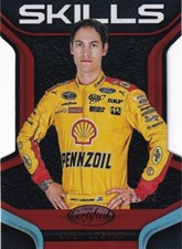 PANINI 2016 CERTIFIED JOEY LOGANO #S7 23/75 SKILLS MIRROR RED PARALLEL CARD 