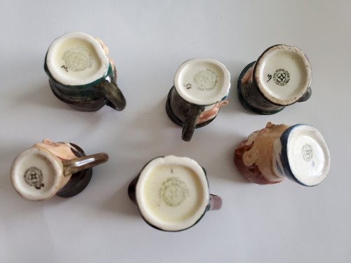 Juego de 6 tazas de personajes miniatura Royal Doulton de colección - Imagen 7 de 7