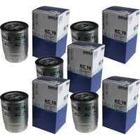 5X Mahle / Knecht KC 19 Kraftstofffilter Fuel Filter