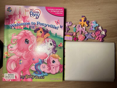MY LITTLE PONY WELCOME TO PONYVILLE Used MY BUSY BOOKS Mat