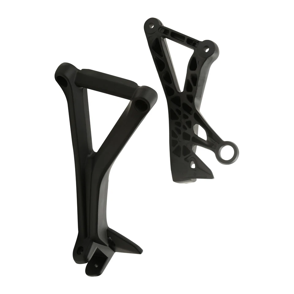 Estriberas de pasajero traseras clavijas soportes aptos para Ducati Monster 1200 2019-21 negro Foto 3 de 4