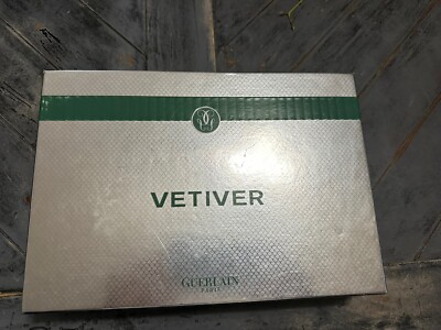 Guerlain Vetiver pour homme gift set 4.2 oz Spray+deodorant 1.7 Oz+ Shampoo 2.5