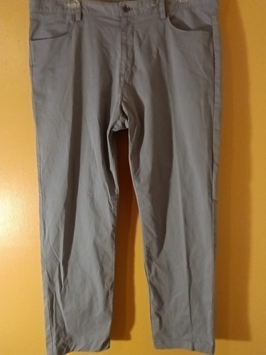 CALVIN KLEIN MEN'S KHAKI LIGHT GREY GOLF PANTS 40w X 32L 100% COTTON - Picture 3 of 19