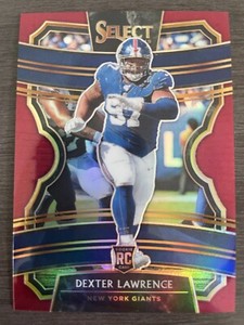 2019 Panini Select Dexter Lawrence #83 RC Concourse Level Maroon Prizm /149