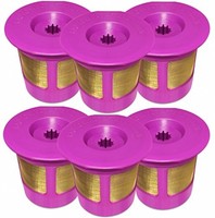 6-pack Reusable Gold Plated Mesh Coffee Filters Home Kitchen Brewers Tool Supply on sale 6-pack Reusable Gold Plated Mesh Coffee Filters Home Kitchen Brewers Tool Supply on sale