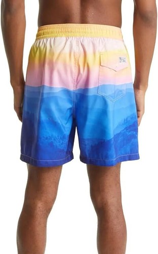 $148 Polo Ralph Lauren Men's, 5.75" Traveler Classic Swim Trunks, Multi, XL - Picture 3 of 6