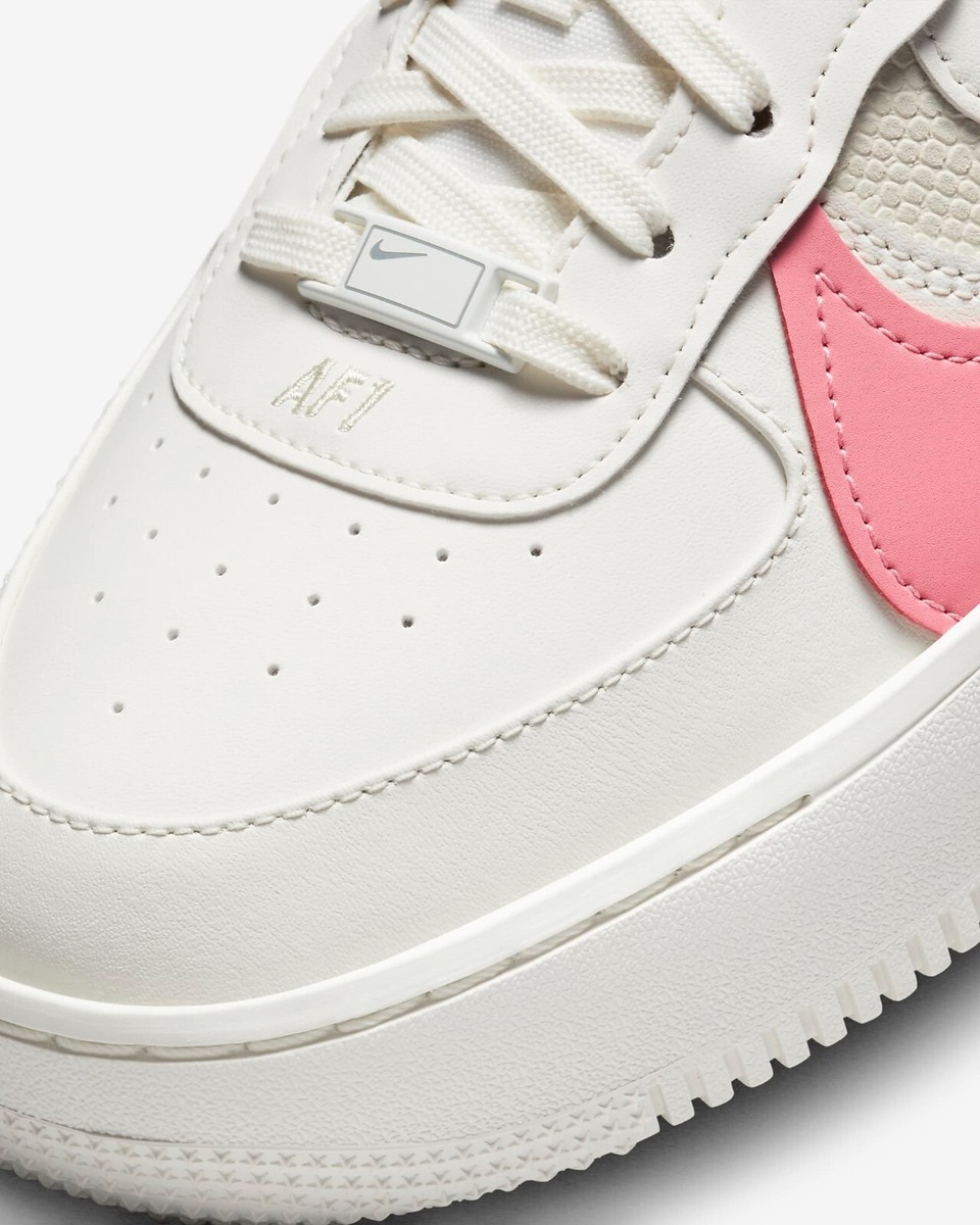 Nike Women's Air Force 1 PLT.AF.ORM Sneakers Sail/Sea Coral DJ9946-105 US 4-11