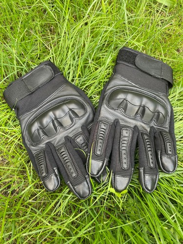 GearX TUFF Cowhide Leather Gloves for Motorbike Cycling Motorcycle ATV Quad MX - Picture 9 of 9