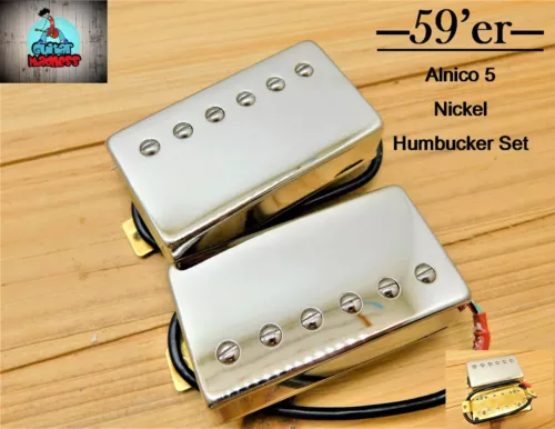 G.M. 59'er Nickel Alnico 5 Humbucker Set