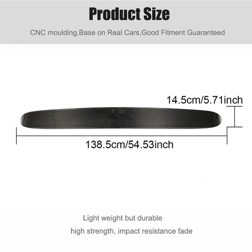 For Mercedes Benz W447 V250 2018-19 Carbon Fiber Rear Roof Spoiler Top Wing Lip - Picture 11 of 12
