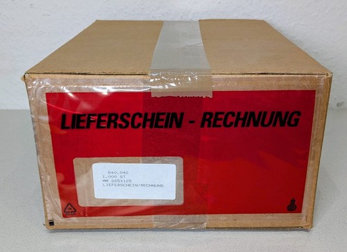 1000 piece delivery note pockets invoice pockets self-adhesive DIN long red * NEW * - Picture 2 of 2