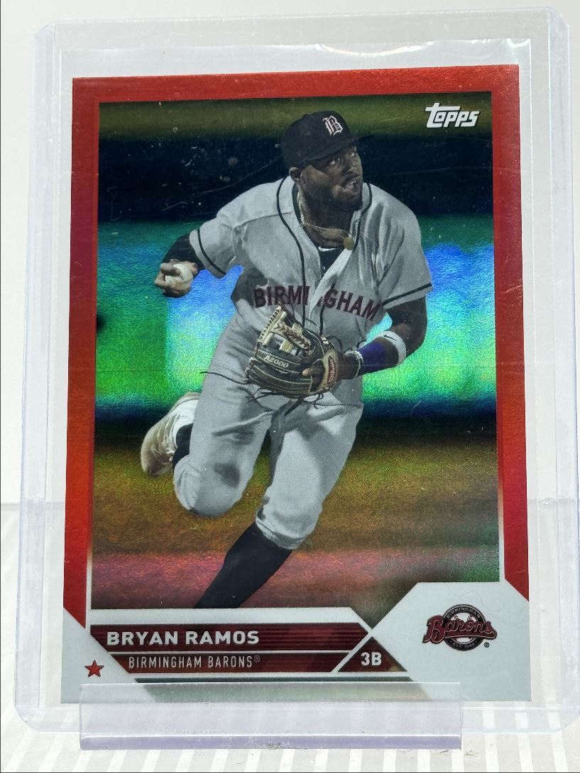 BRYAN RAMOS 2023 TOPPS PRO DEBUT RED FOIL BARONS 10/10 Q2797