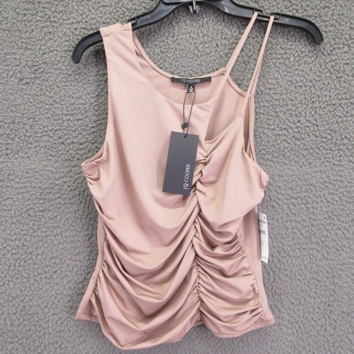 Top camisola Cooper 19 tostado acanalado recortado para mujer talla pequeña #4840 - Imagen 4 de 12