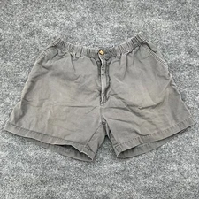 Chubbies Mens Shorts Large Gray Elastic Waist Hiking Walking Casual Outdoor