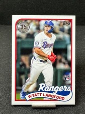 2024 Topps Update  WYATT LANGFORD  RC  1989 Topps  #89US-36